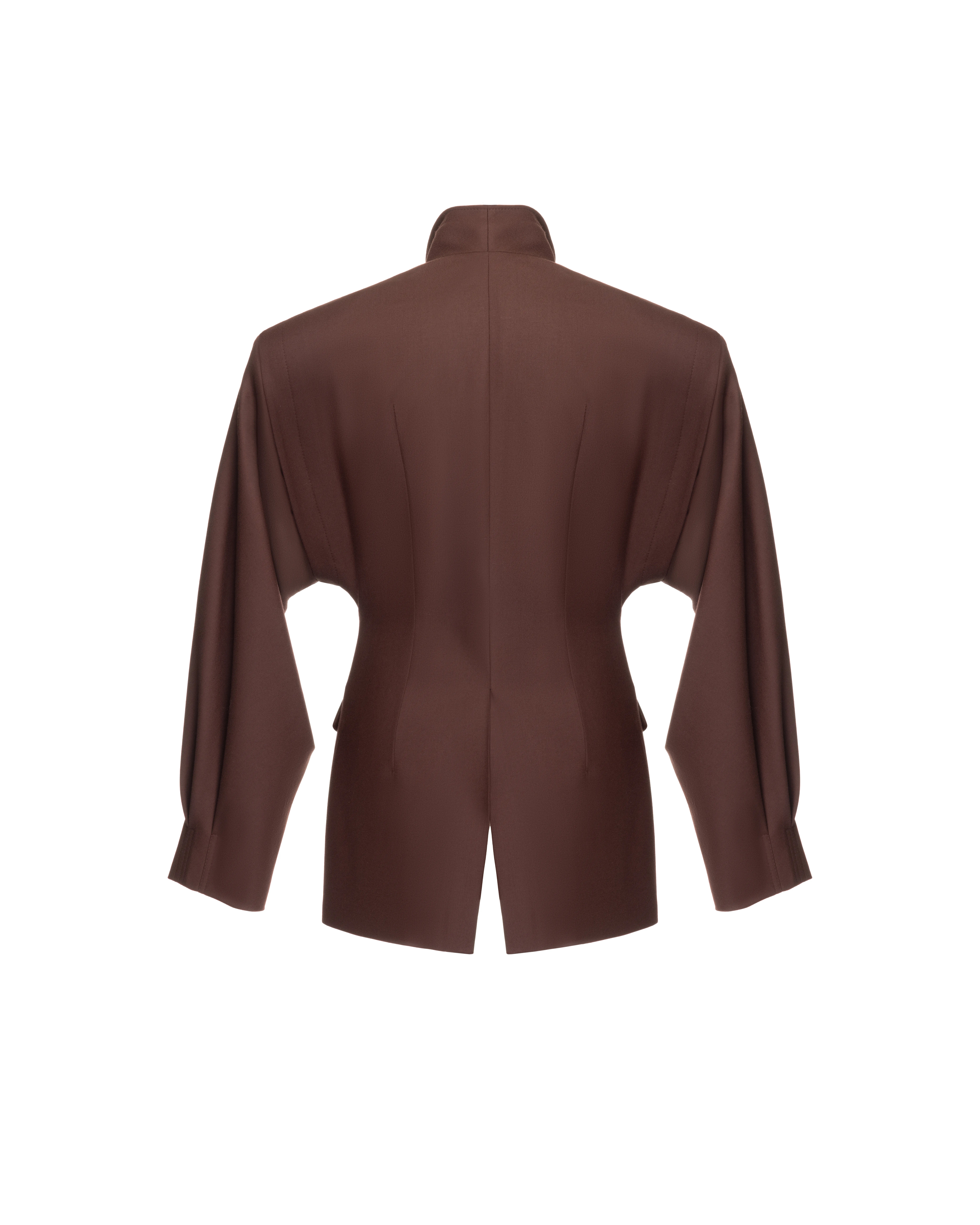 Double-breasted jacket in wool