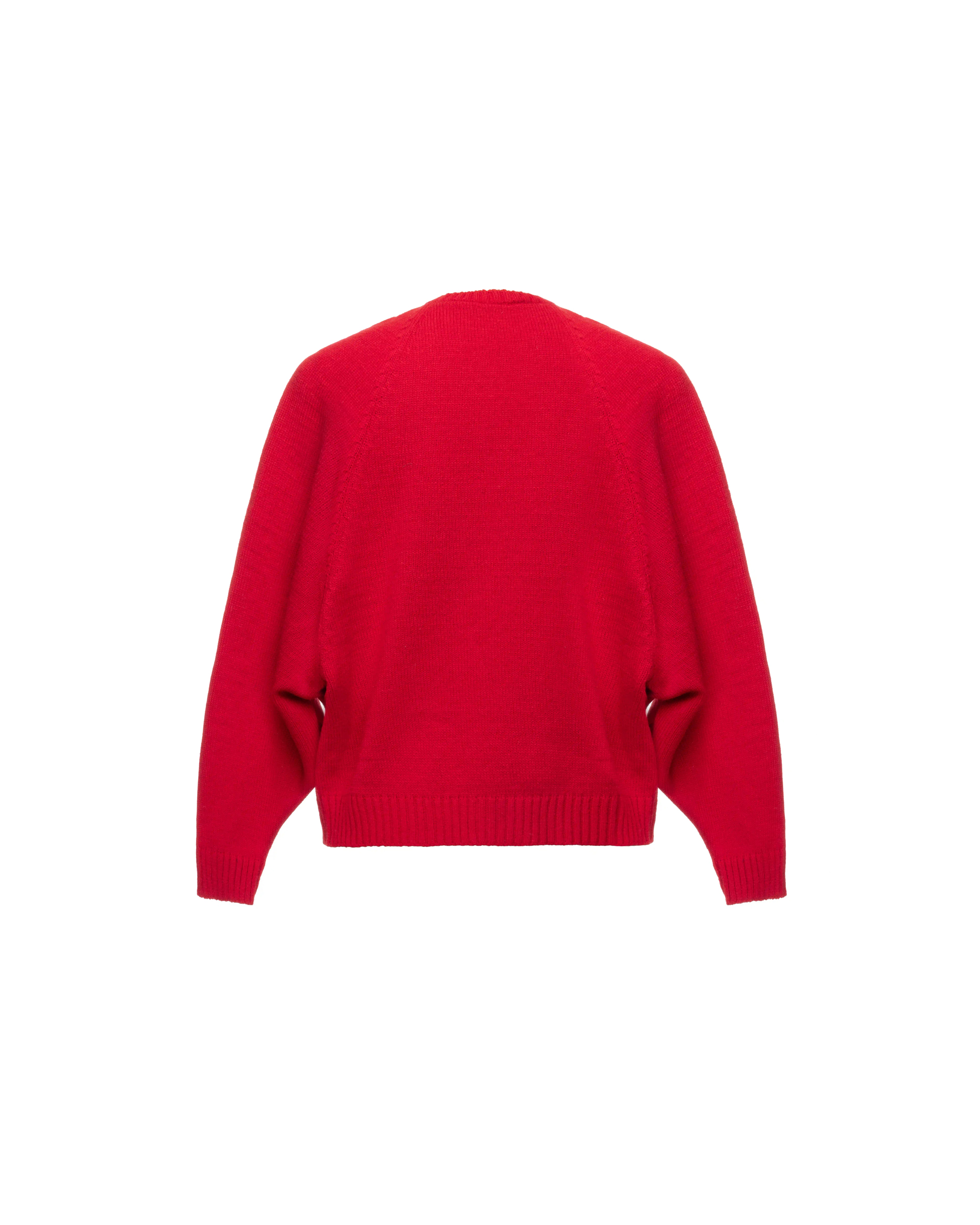 V-neck sweater in wool