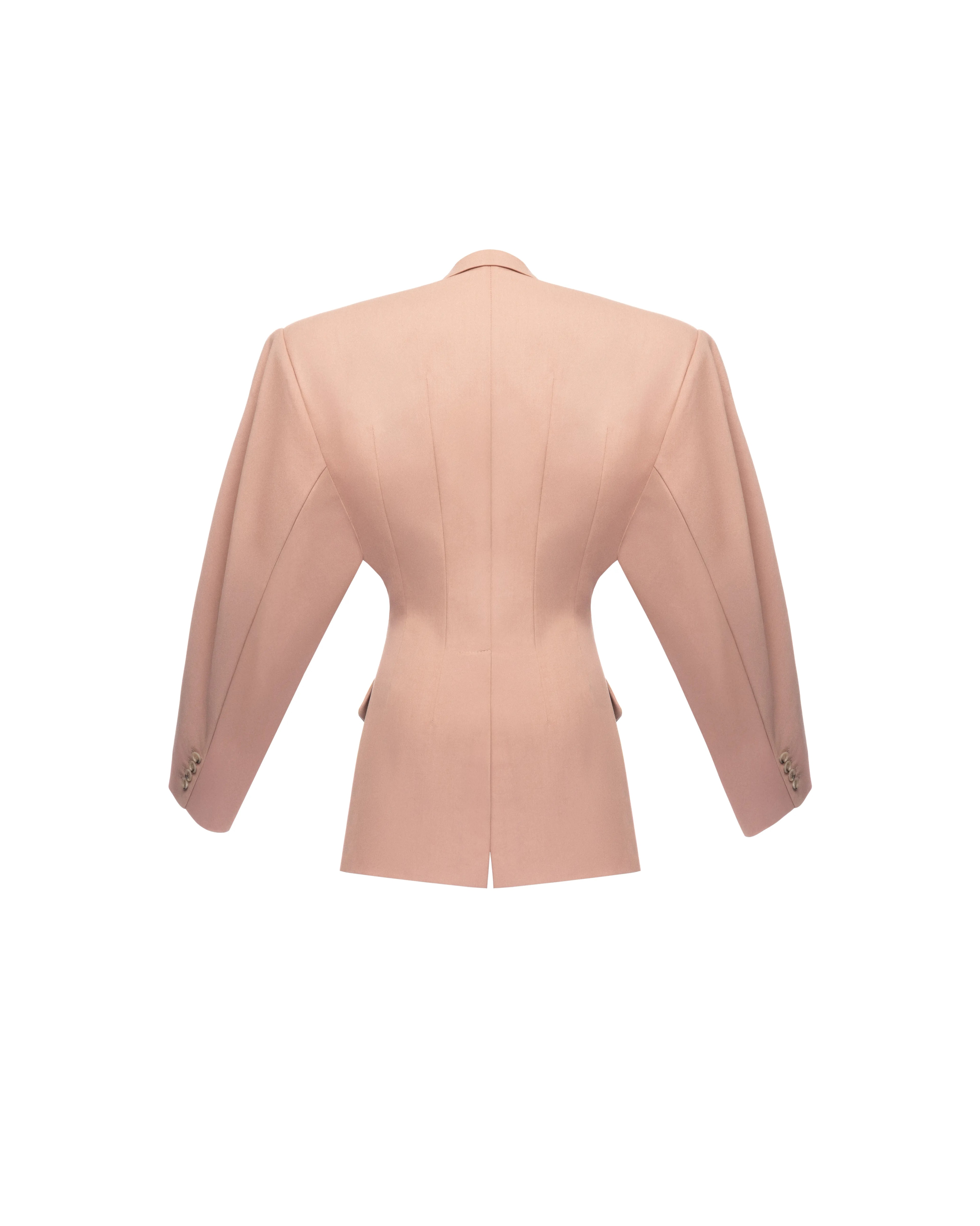 Double-breasted jacket in wool