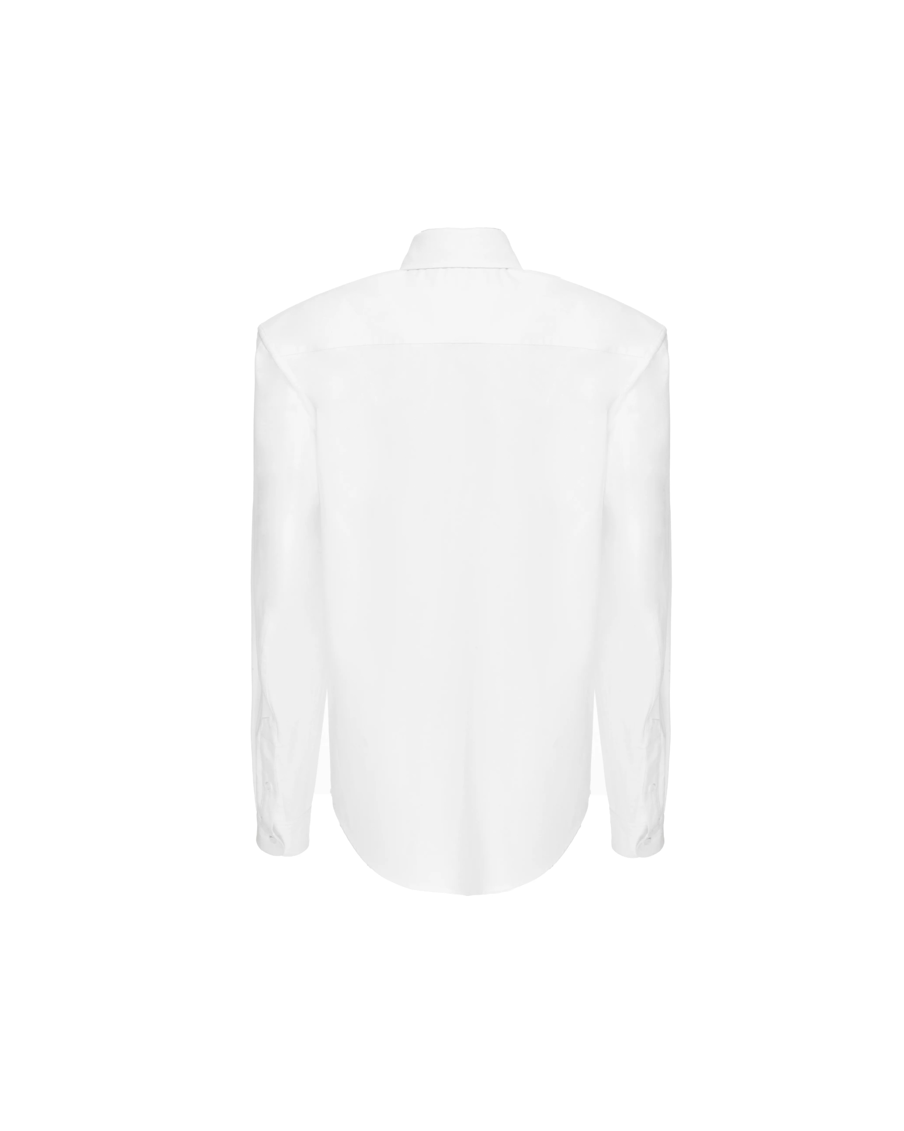 Flat shoulder shirt in cotton