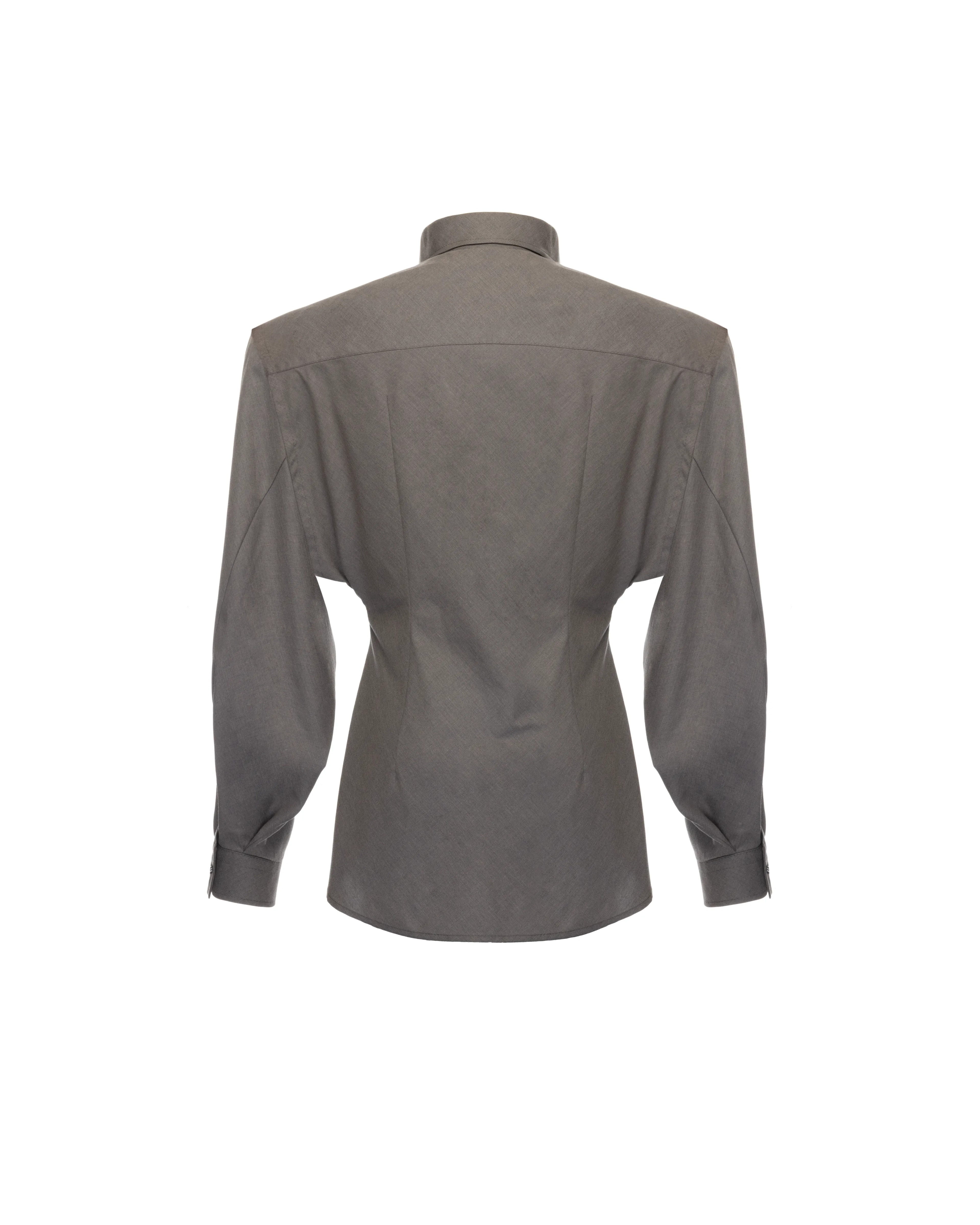 Button-down shirt in cotton
