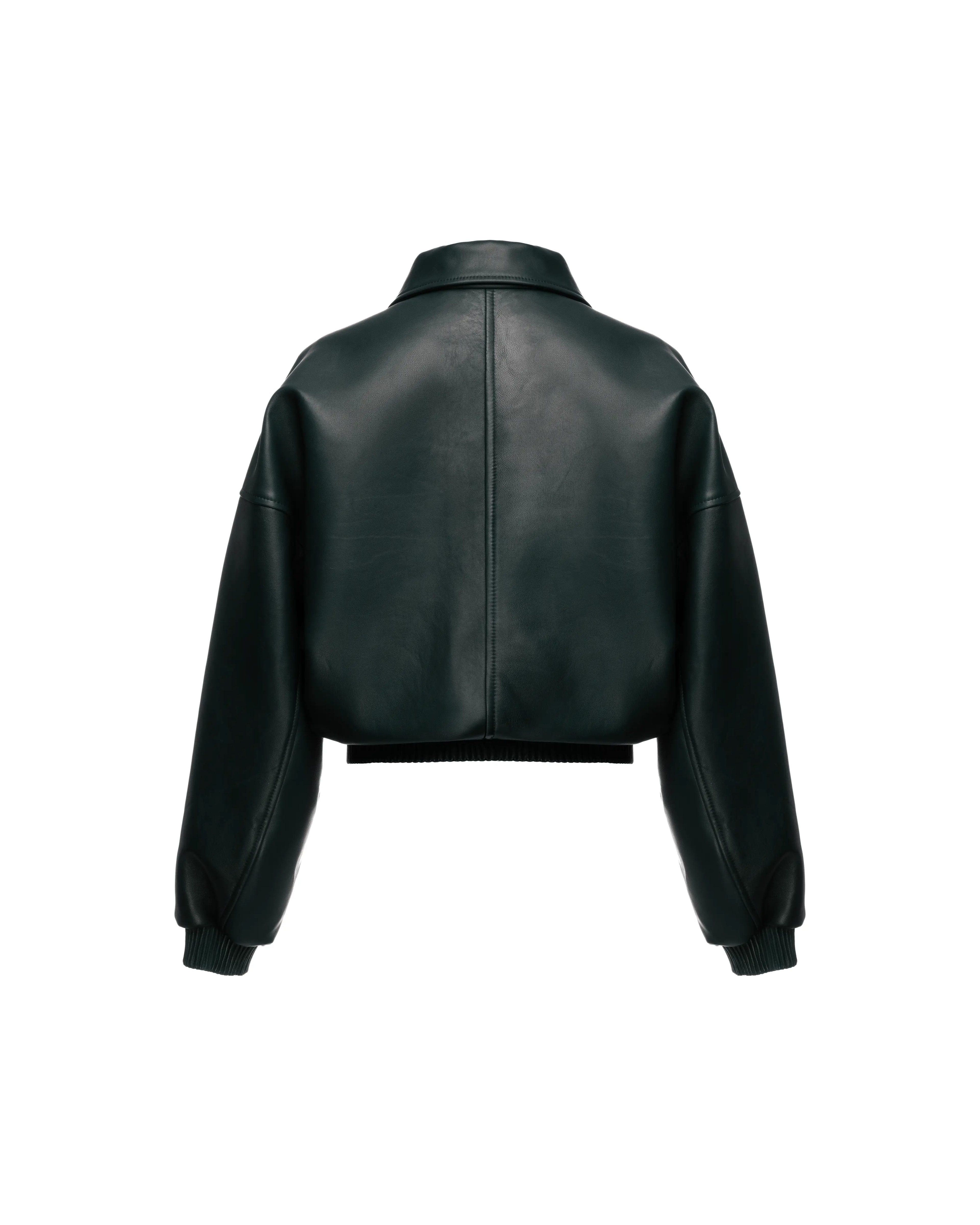 Bomber jacket in leather