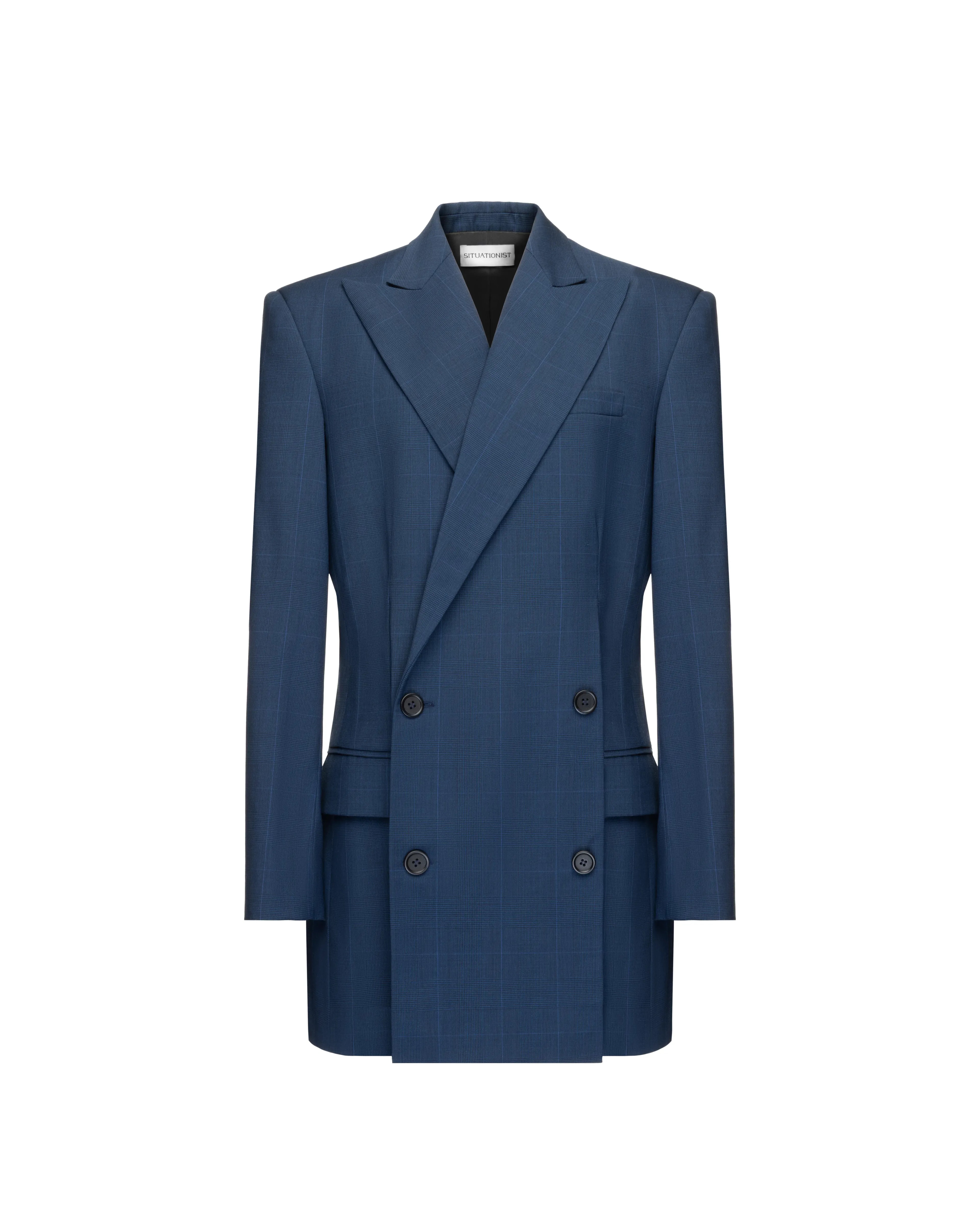 Double-breasted jacket in wool