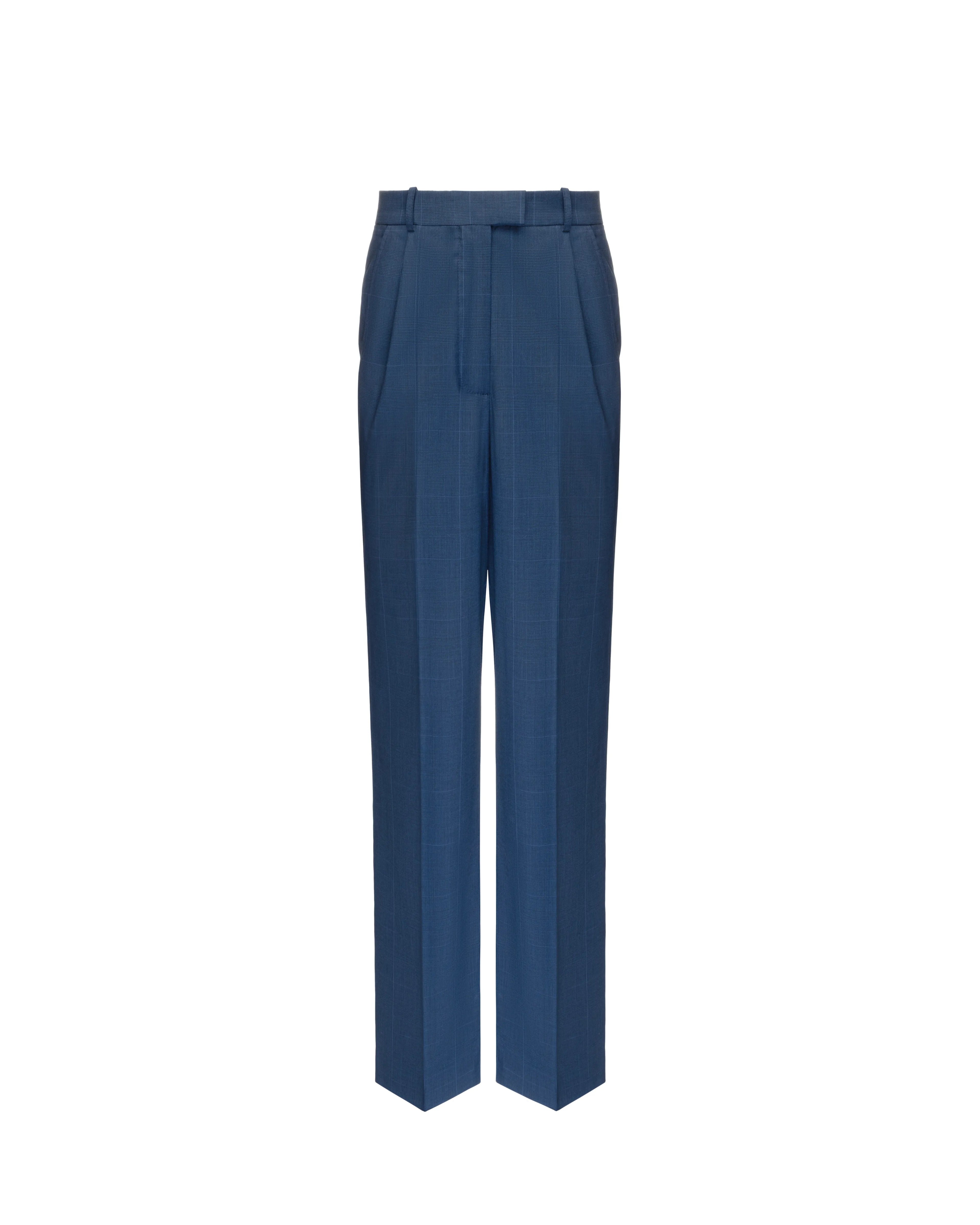 Straight-leg pants in wool
