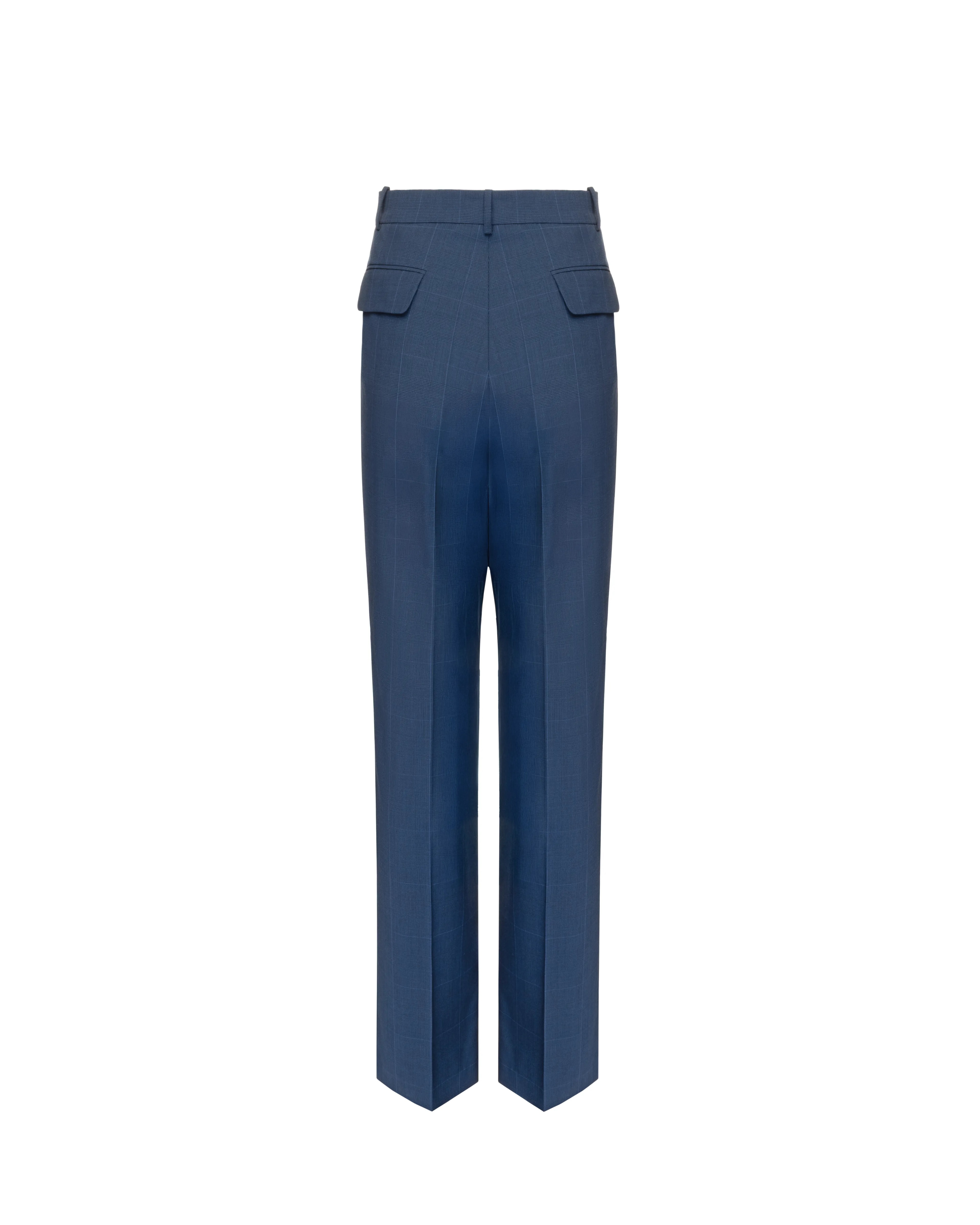 Straight-leg pants in wool