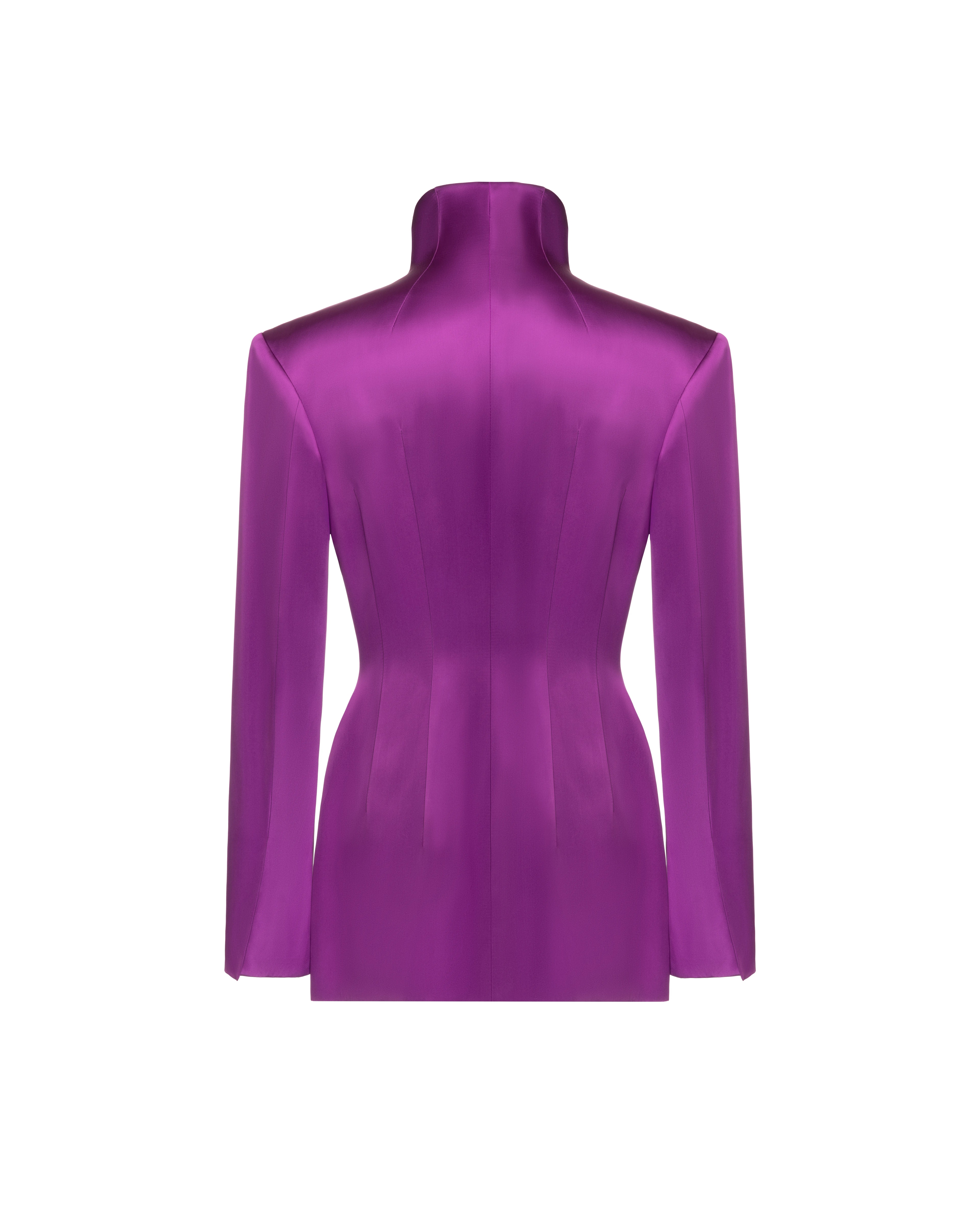 Wrap jacket in silk