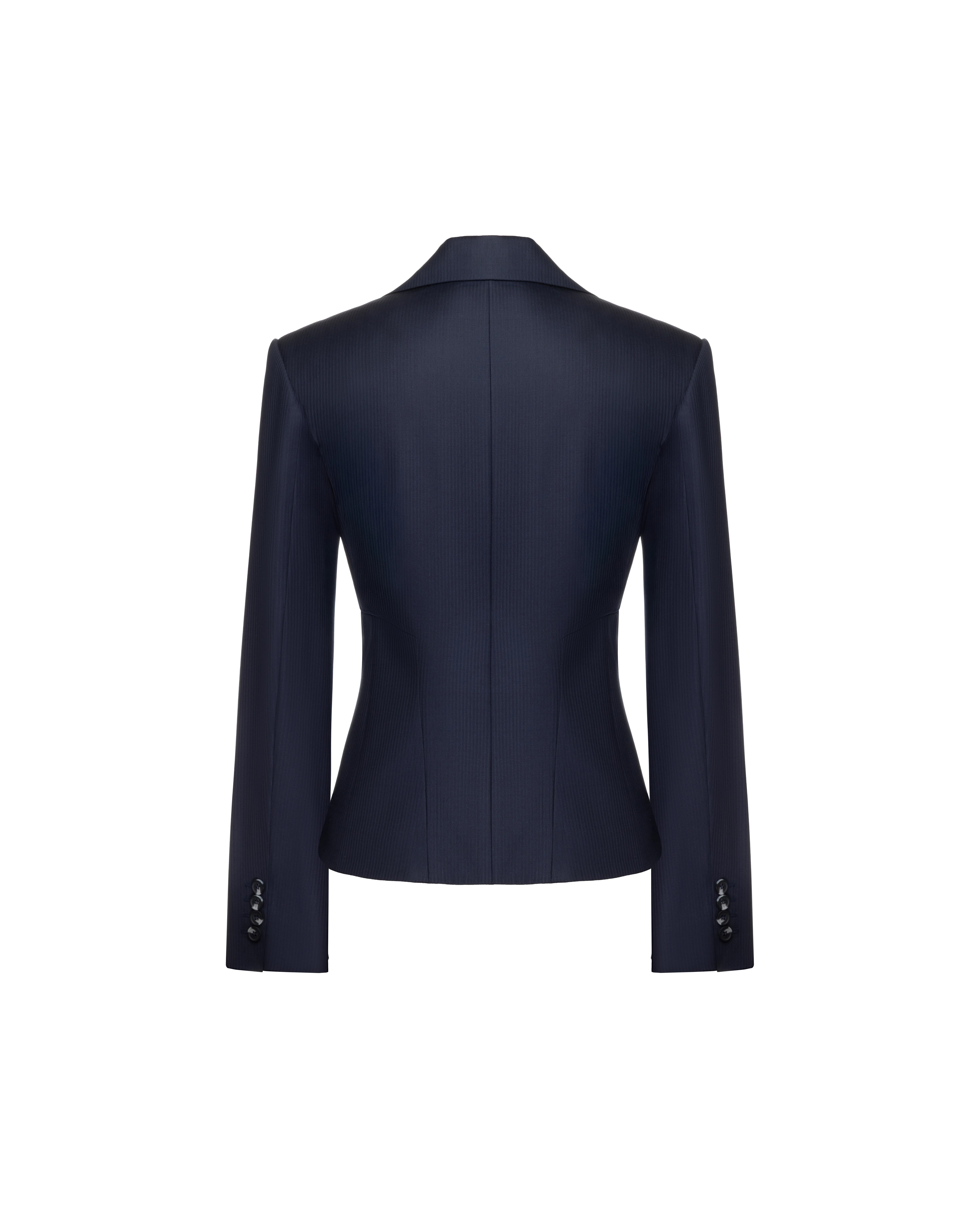 Double-breasted jacket in wool