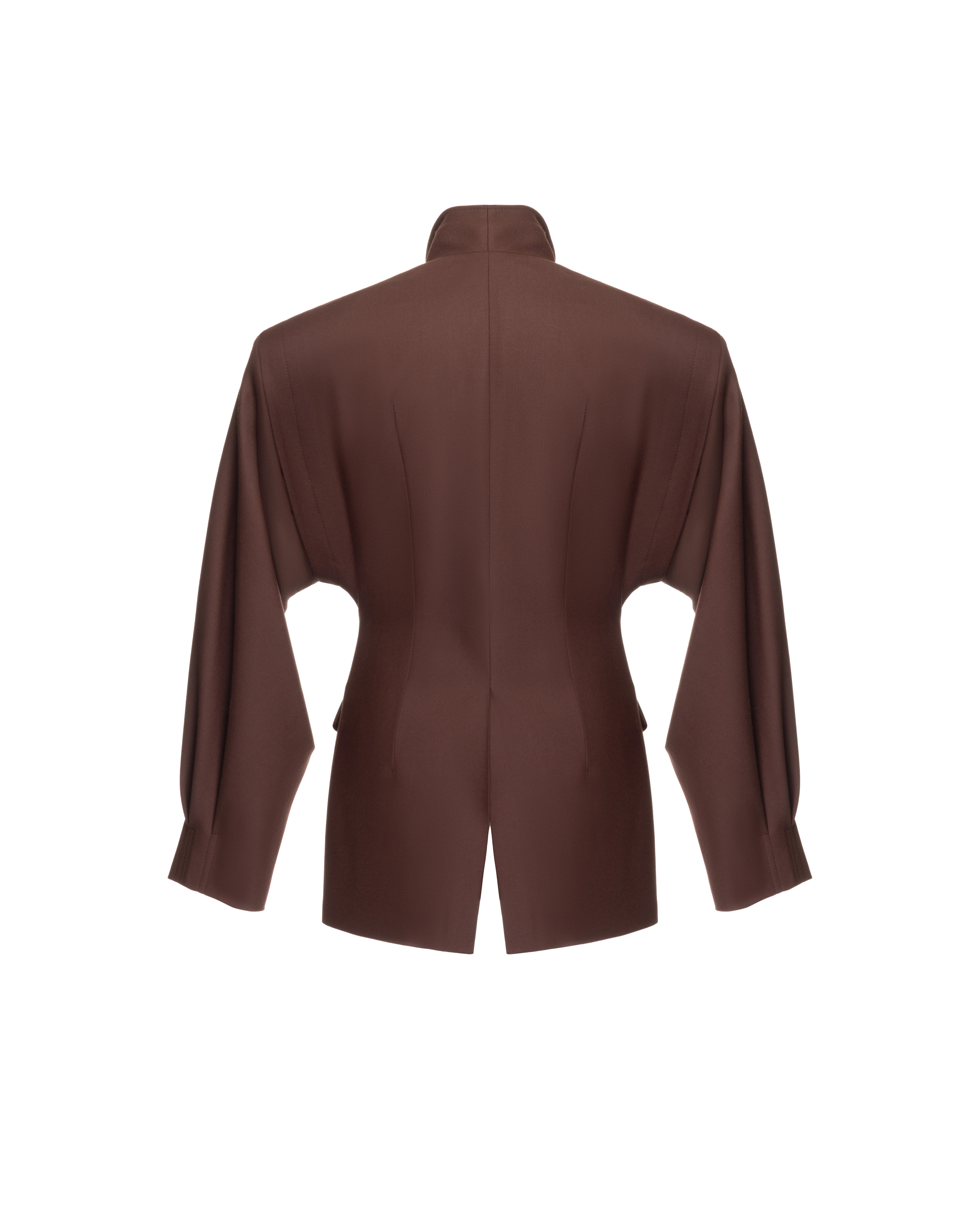 Double-breasted jacket in wool