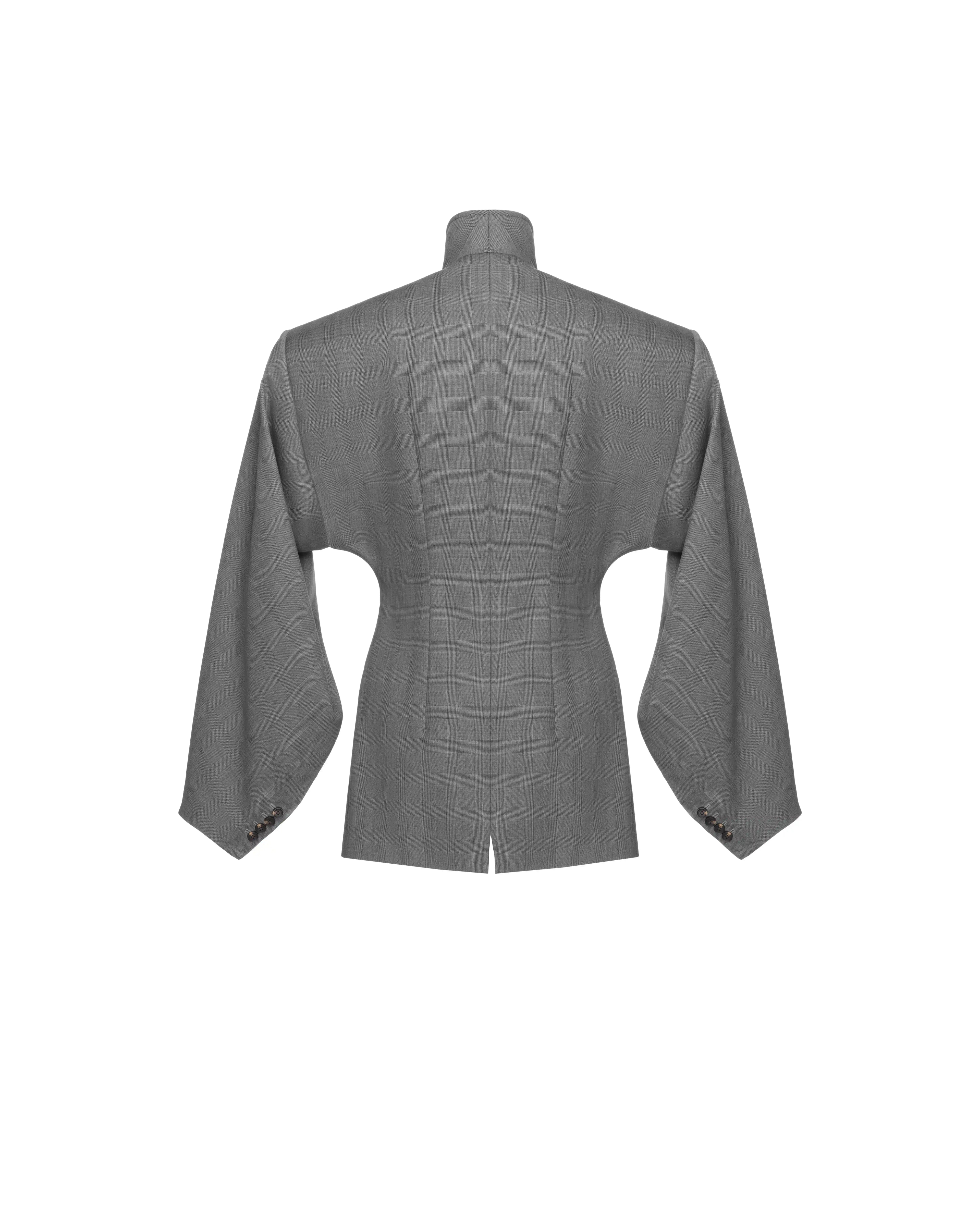 Double-breasted jacket in wool