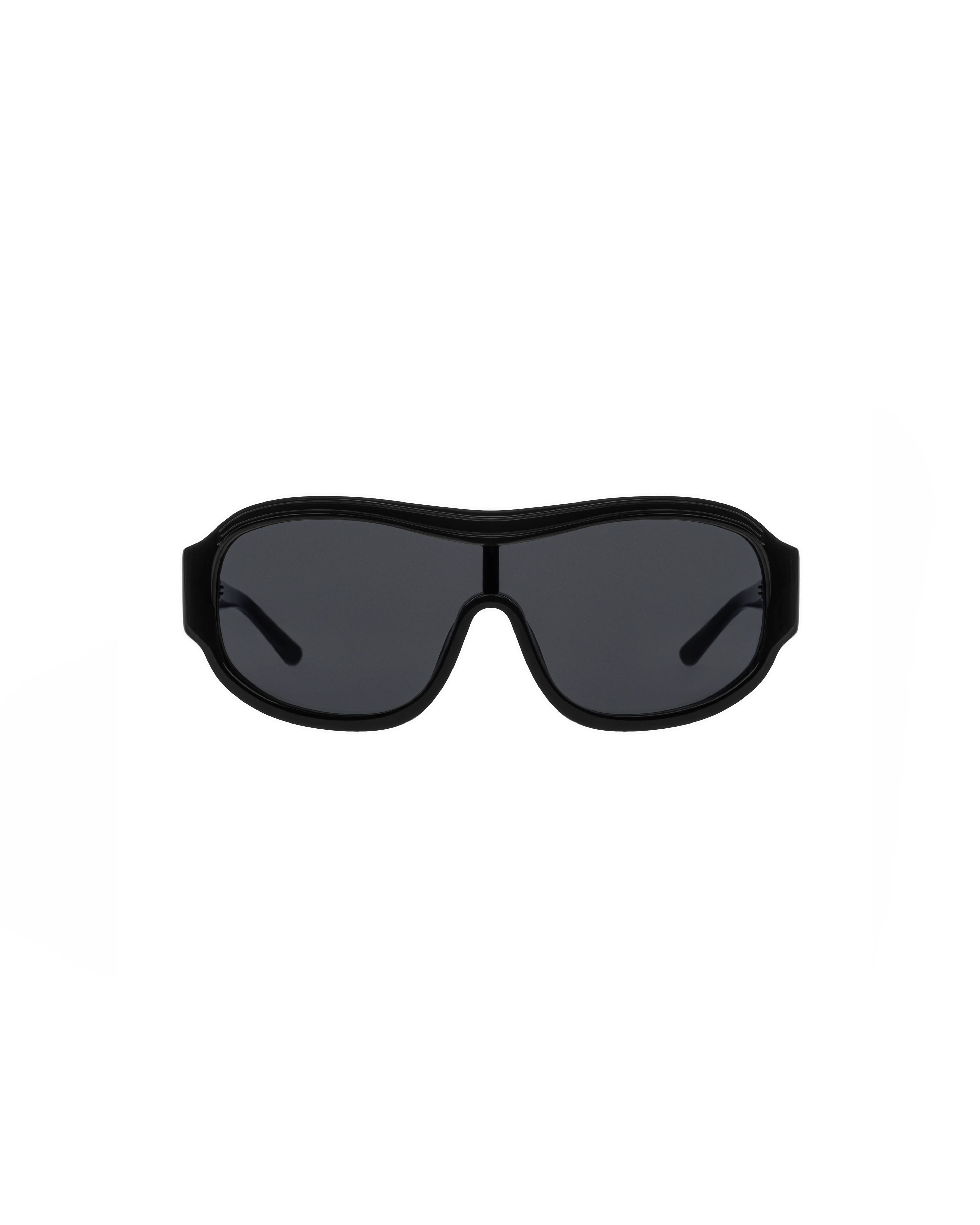 Wraparound sunglasses in black