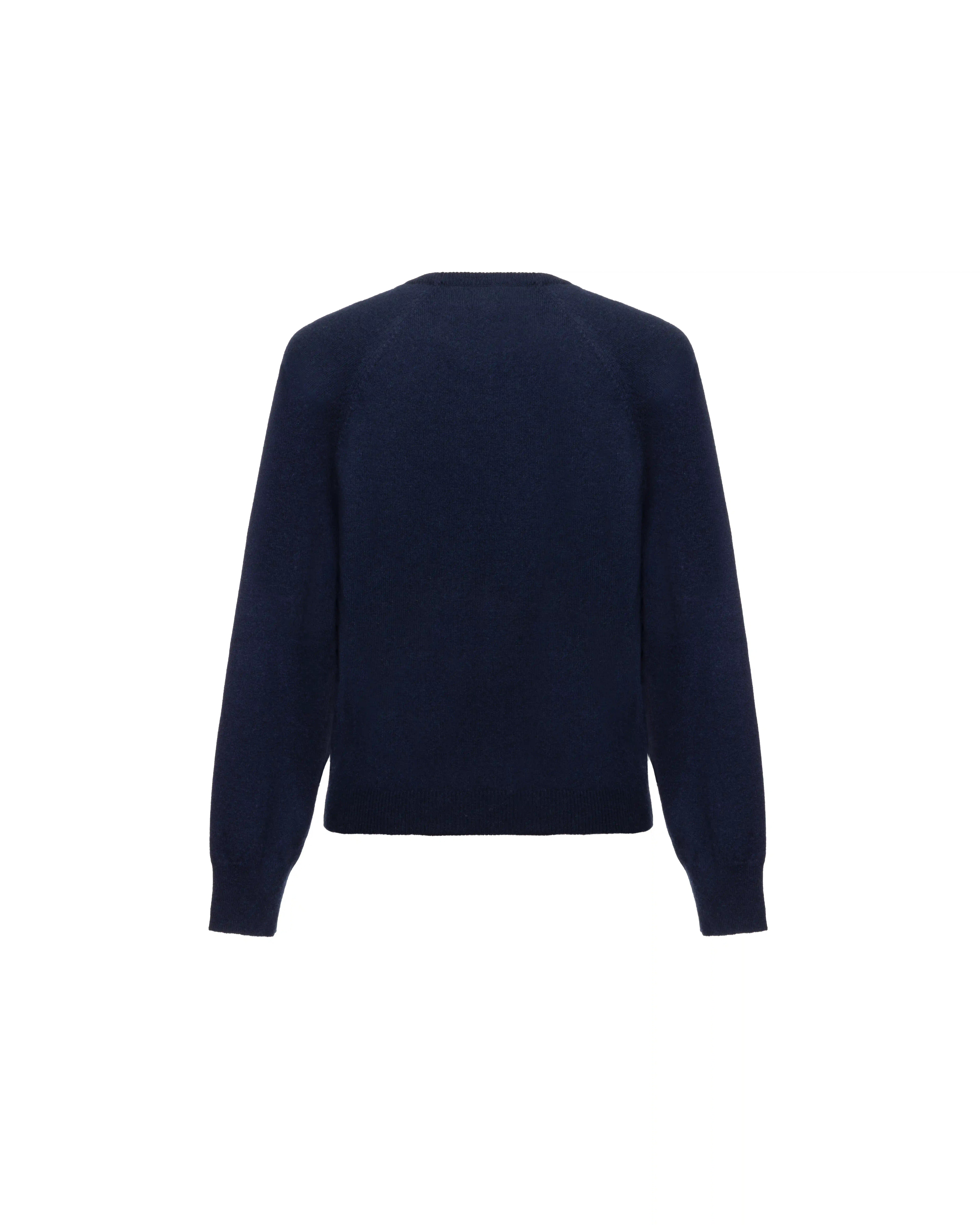 Crew neck knit in cashmere