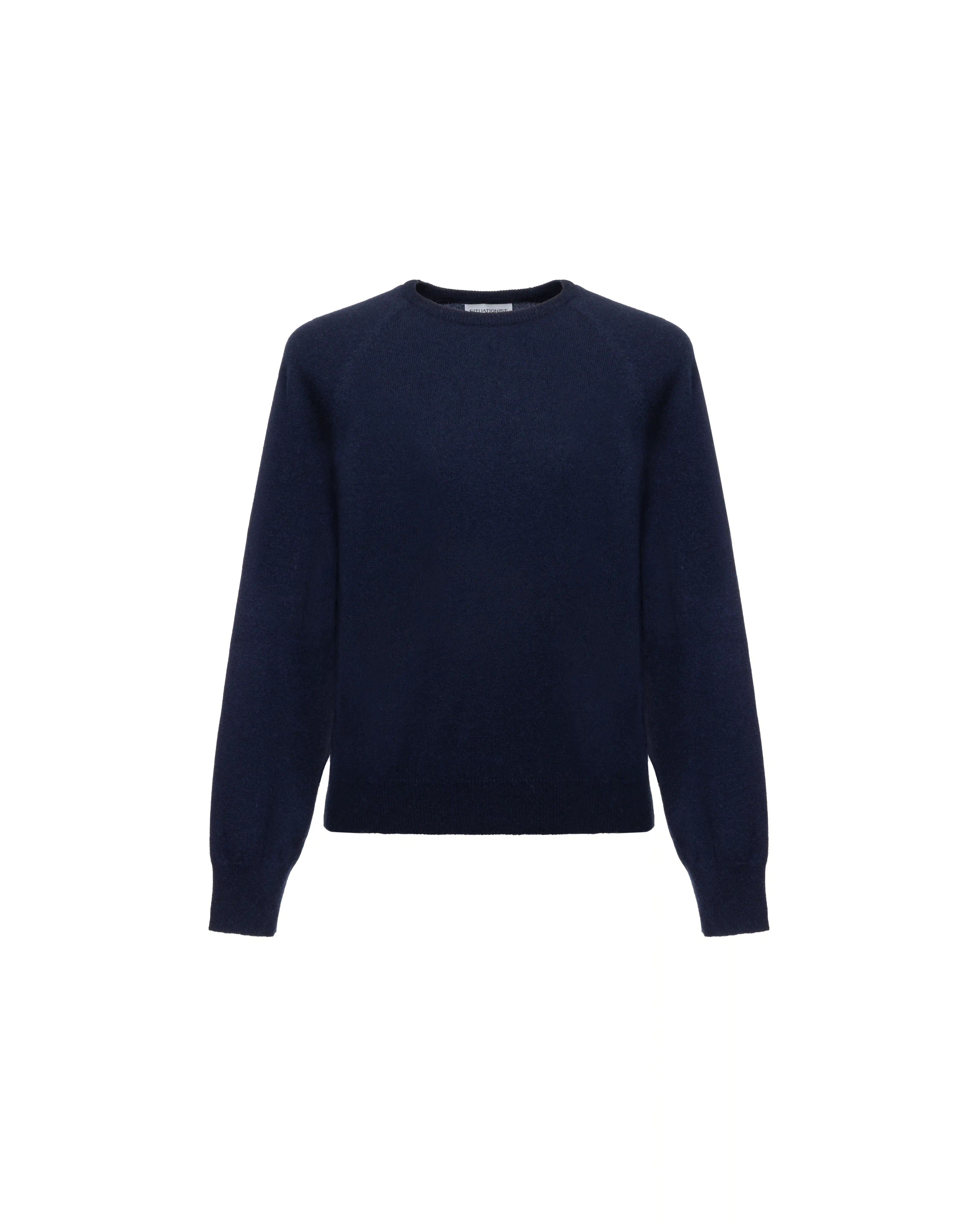 Crew neck knit in cashmere