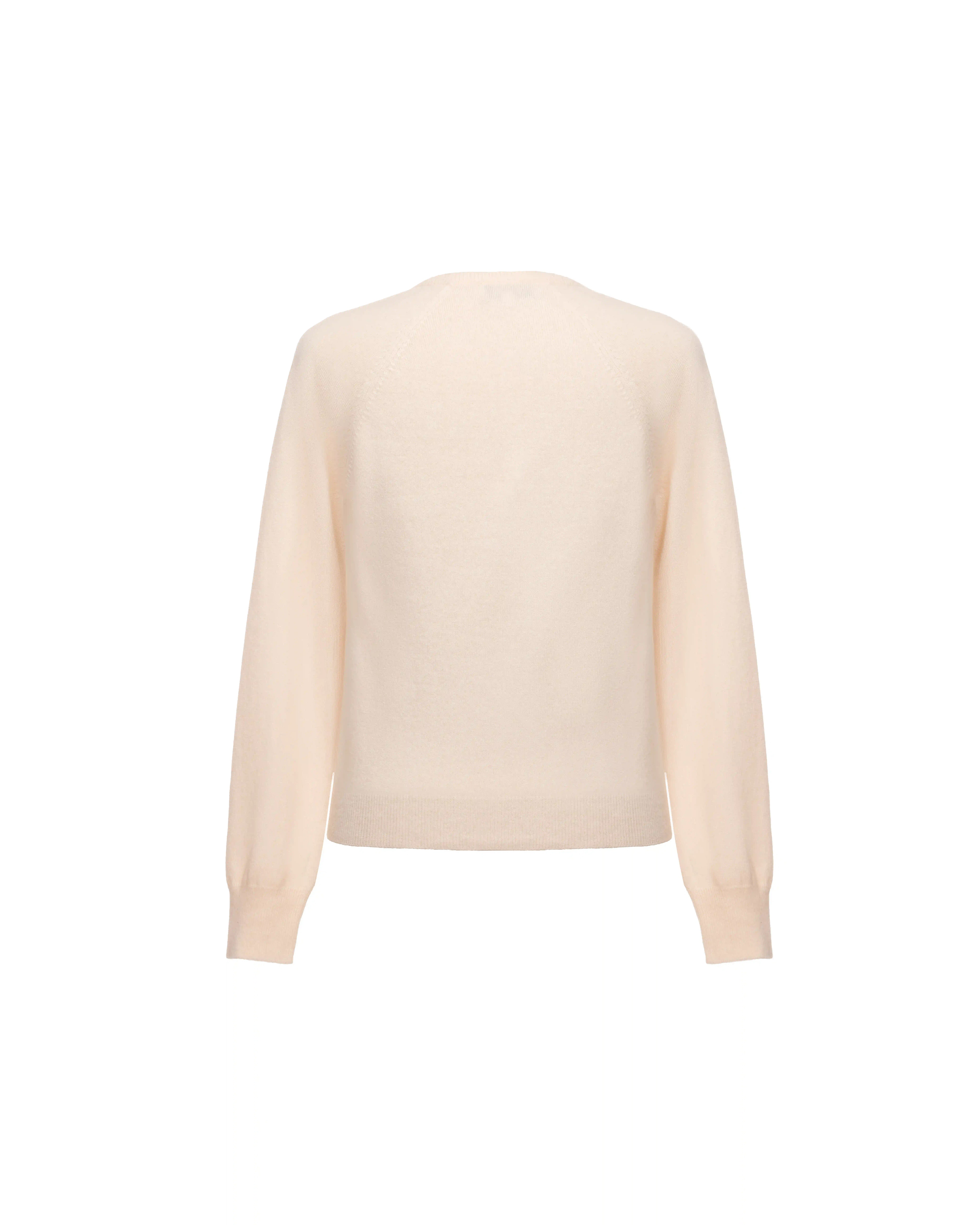 Crew neck knit in cashmere