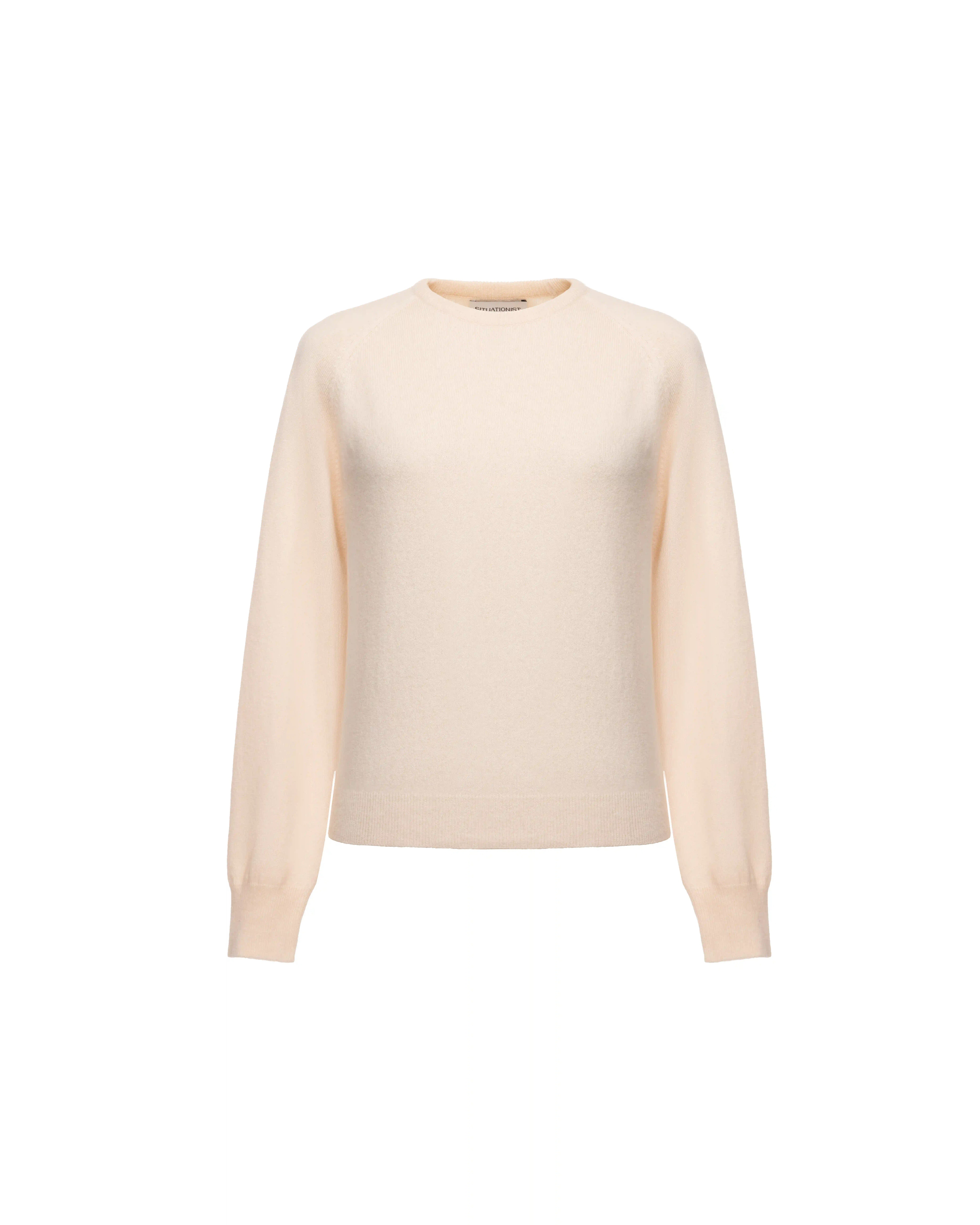 Crew neck knit in cashmere