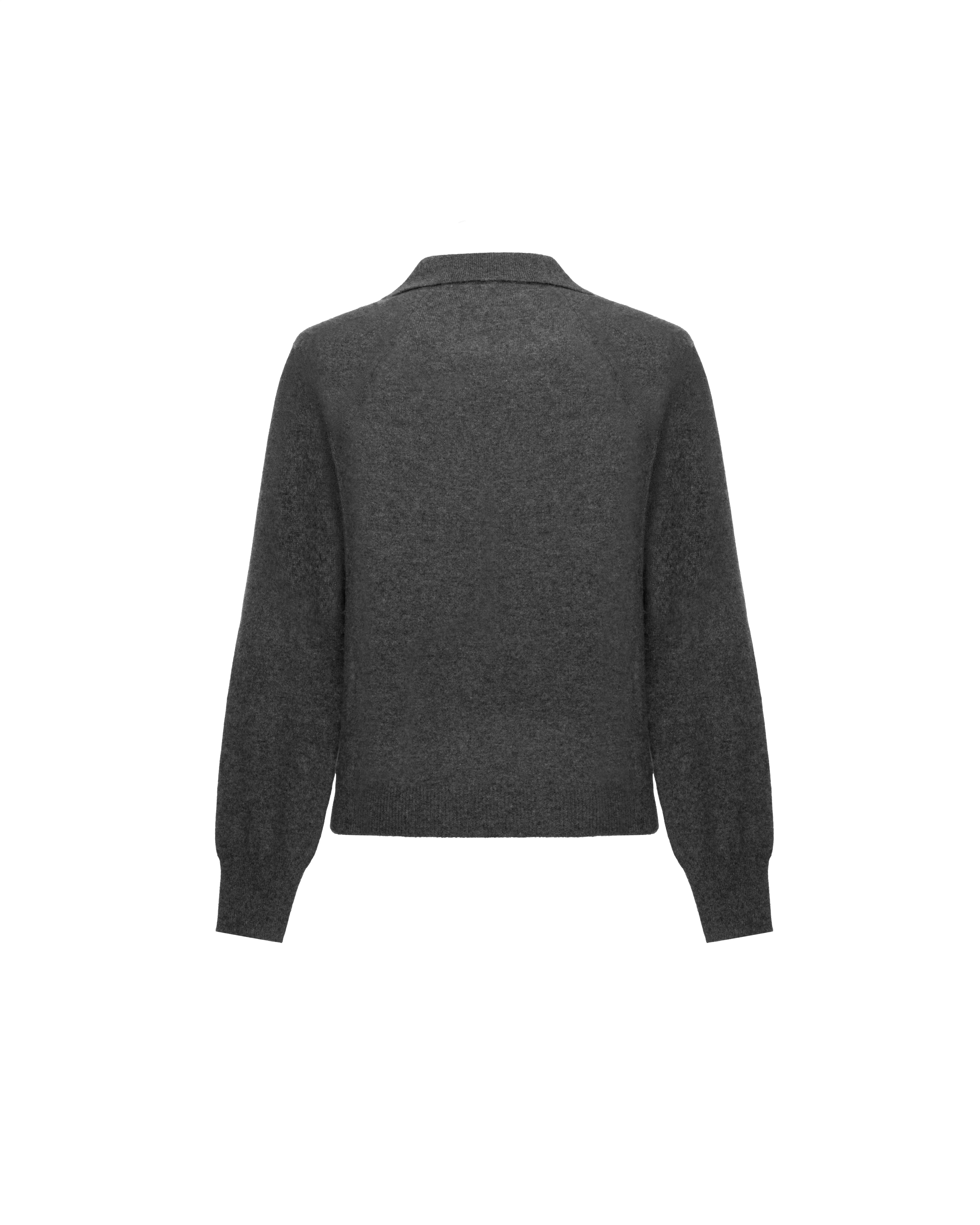 Polo neck knit in cashmere