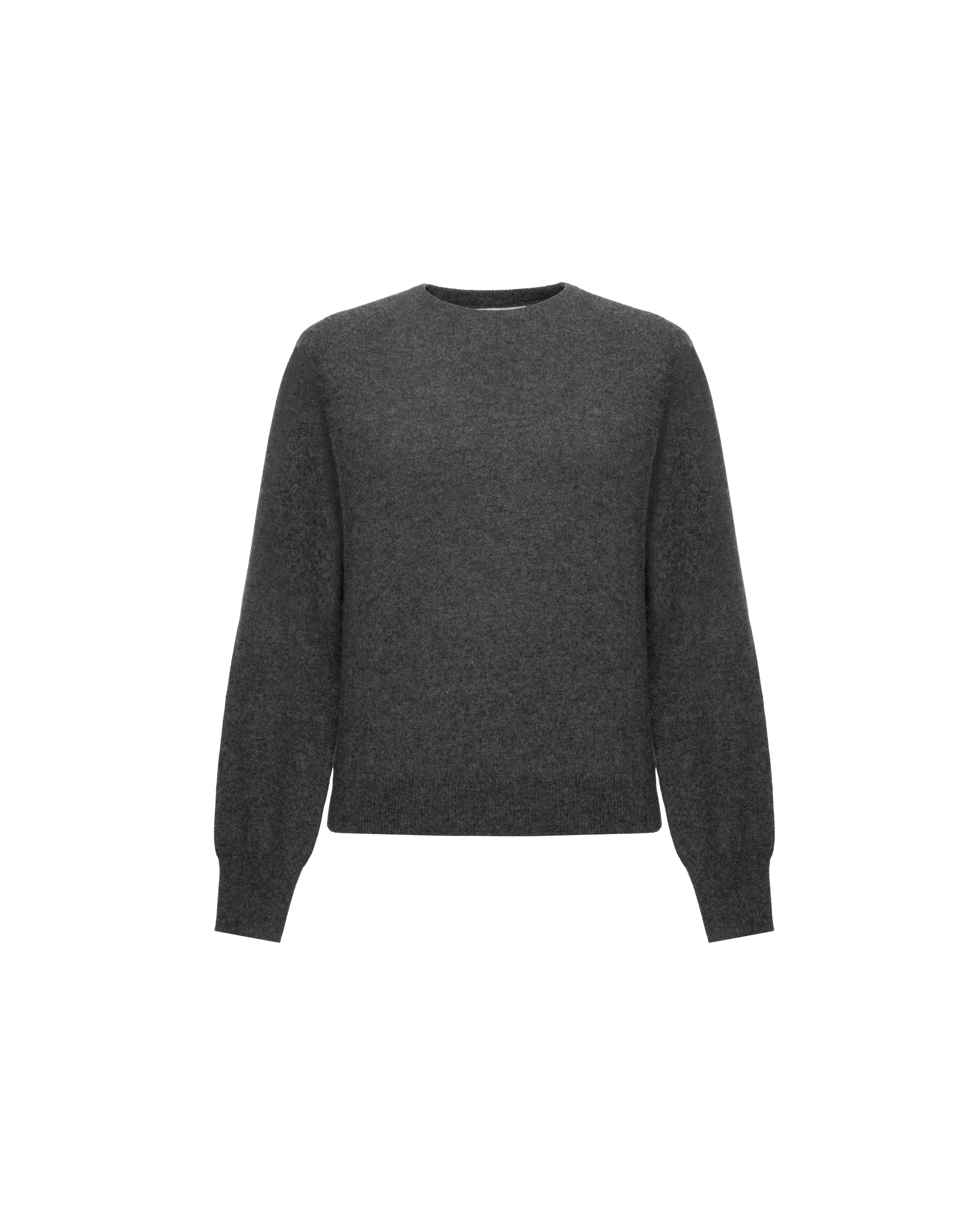 Crew neck knit in cashmere
