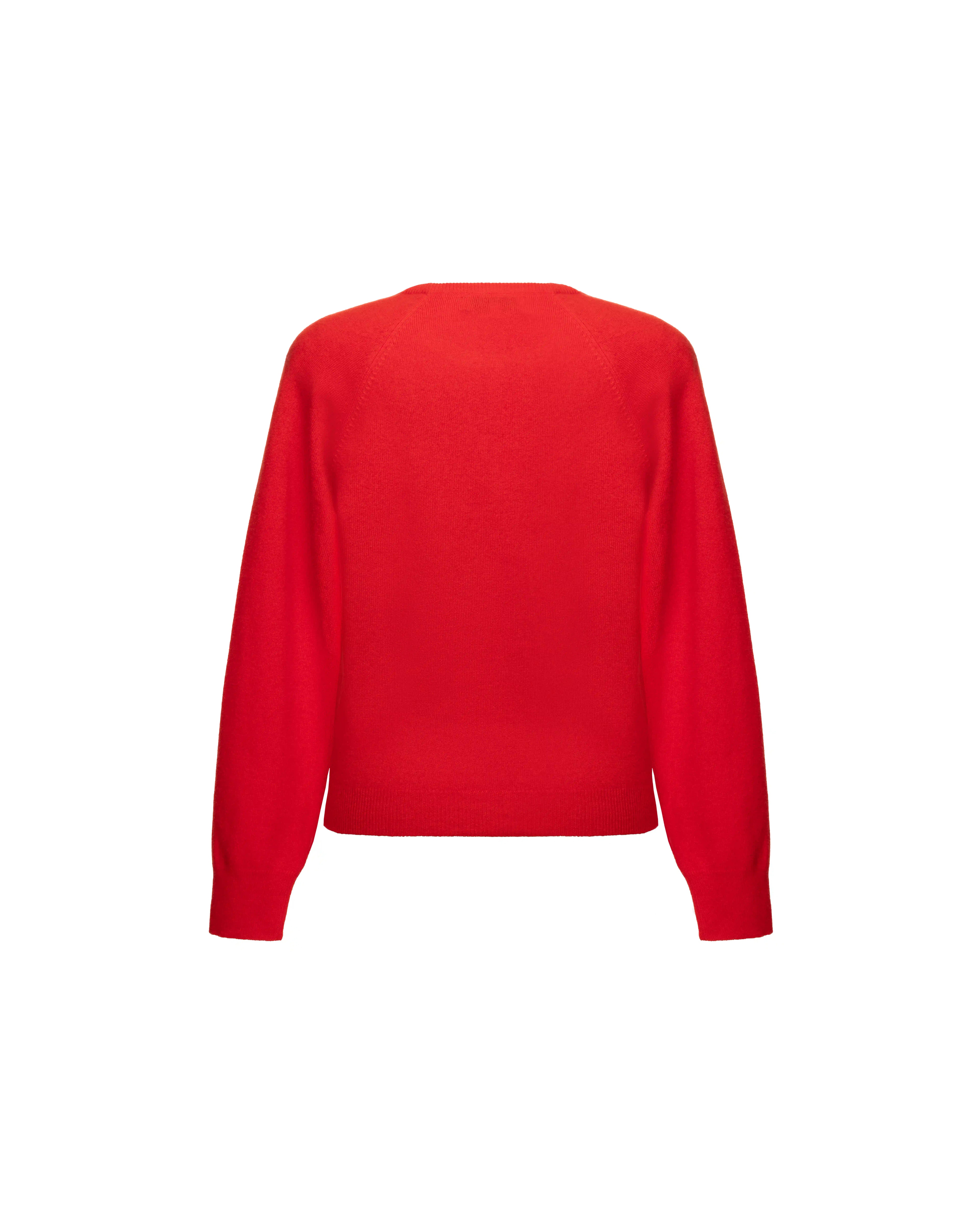 Crew neck knit in cashmere